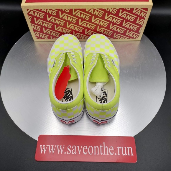 VANS ERA CHECKERBOARD "SHARP GREEN" 6.5 - Picture 8 of 12
